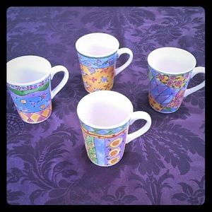 Set of 4 10- Oz Coffee Mugs
